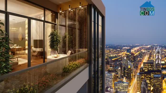 Căn hộ sang trọng với thiết kế thông thoáng, với nhiều không gian xanh tại The Diamond Residence