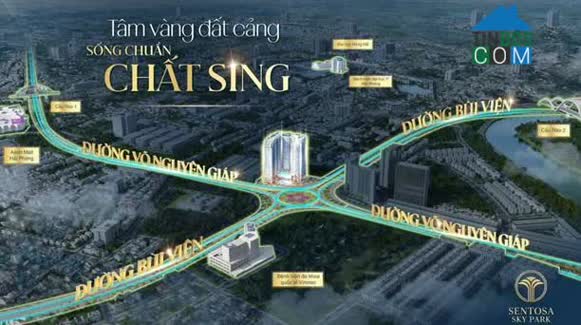 Tọa lạc giữa giao lộ thịnh vượng – chung cư Sentosa Sky Park hút khách nước ngoài