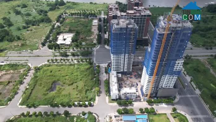 “Điểm cộng” của dự án Thu Thiem Zeit River khi thi công hoàn thiện cất nóc hai toà tháp T1 và T2 (Nguồn Thu Thiem Zeit River)