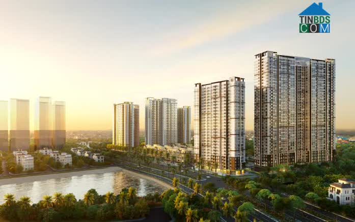 Dự án Masteri WaterFront nằm tại vị trí trung tâm Ocean Park 1 (Gia Lâm, Hà Nội) đối diện biển hồ Ngọc Trai 24,5ha.