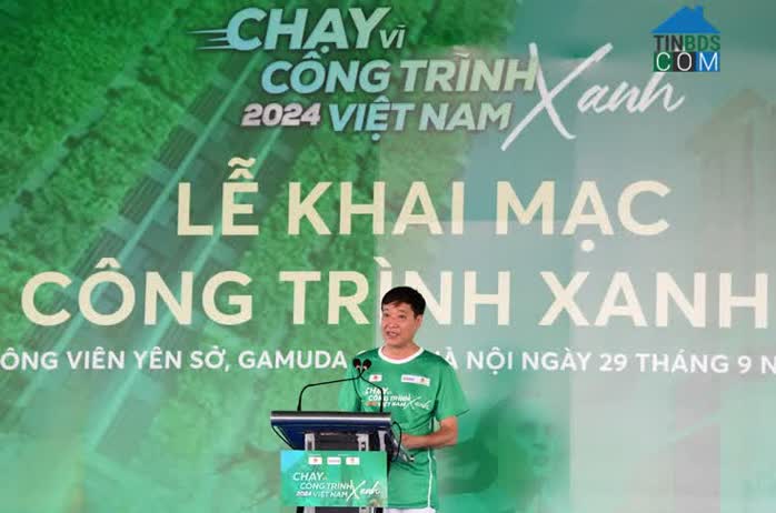 Ảnh Khai Mạc Giải Chạy Bộ “Vì Công Trình Xanh Việt Nam Năm 2024”