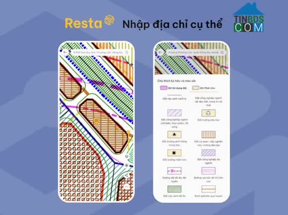 Tìm kiếm bằng tọa độ góc ranh