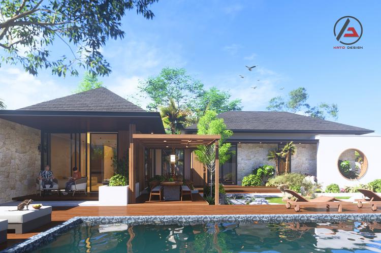 Ảnh Ngôi Nhà Vườn Mái Nhật Chữ L – Nét Hòa Điệu Giữa Kiến Trúc Và Thiên Nhiên