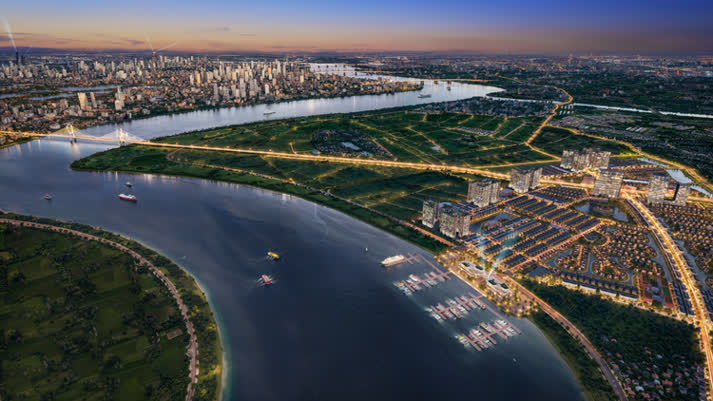 Ảnh Bến Du Thuyền Alluvia City: Cảm Hứng Từ Những Đô Thị Ven Sông Nổi Tiếng Thế Giới