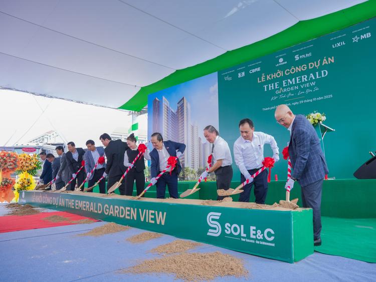 Ảnh Chính Thức Khởi Công Dự Án The Emerald Garden View