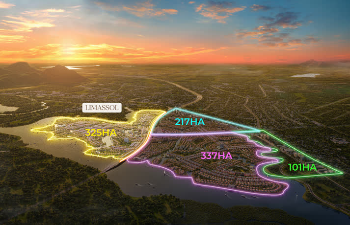 Ảnh Sức Hút Từ Phân Khu Limassol – “Mảnh Ghép” Đầu Tiên Của Siêu Đô Thị Đảo 1.300 ha Tại Vũng Tàu