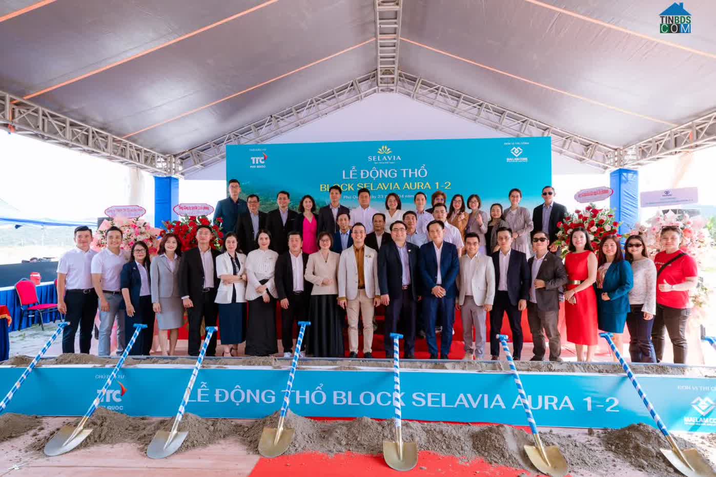 Ảnh Lễ Động Thổ Block Selavia Aura 1-2 Tại Dự Án Selavia Phú Quốc