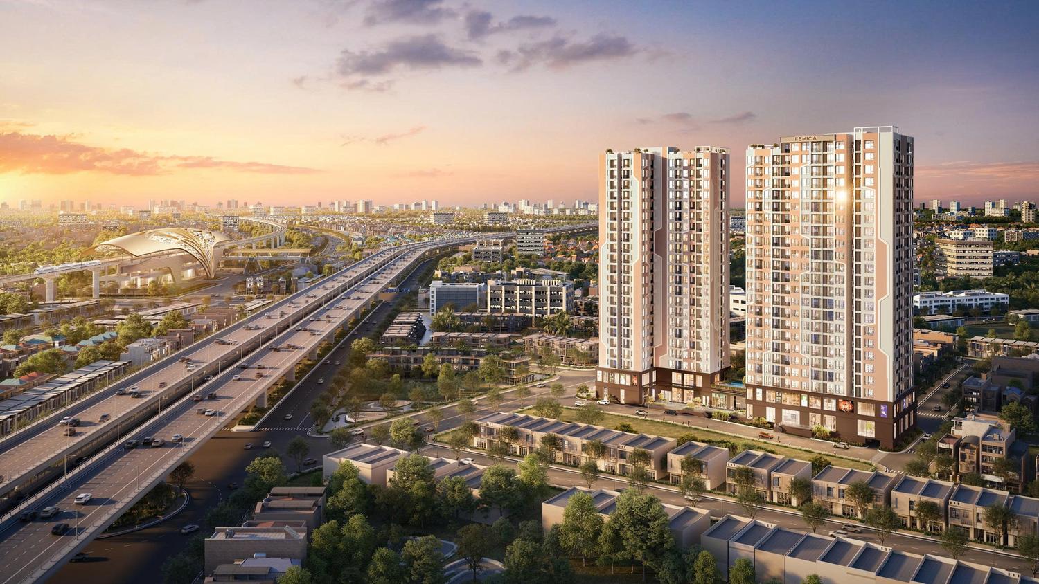 Ảnh Ra Mắt Căn Hộ TOD 4 Mặt Tiền, Cận Metro Số 1, Giá 1,79 Tỷ Đồng