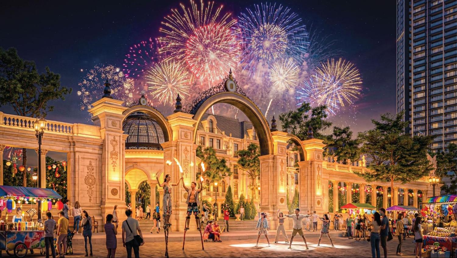 Ảnh Cận Cảnh Crown Grand Mansion – Bộ Sưu Tập Dinh Thự Và Shopvillas Trên Đại Lộ Thương Mại 40m Tại Ciputra