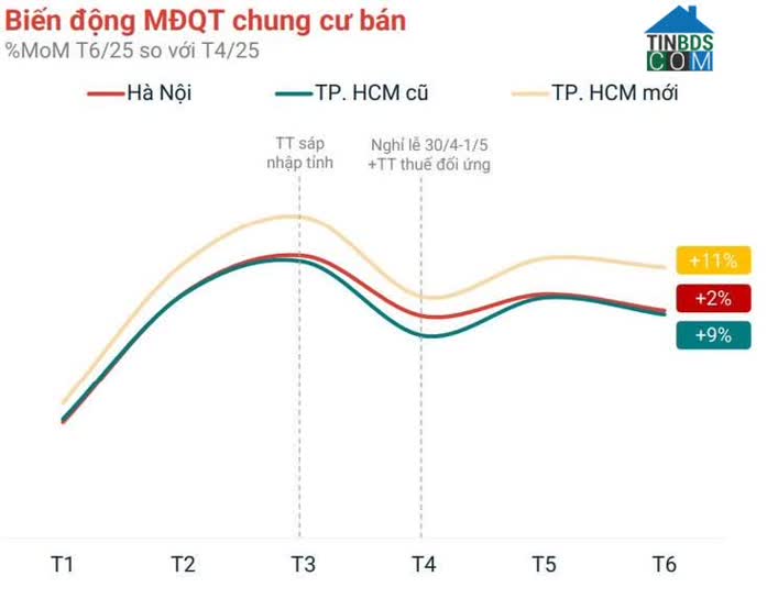 Ảnh Bất Động Sản TP.HCM Bứt Phá Sau Sáp Nhập: Chung Cư Dẫn Dắt Thị Trường