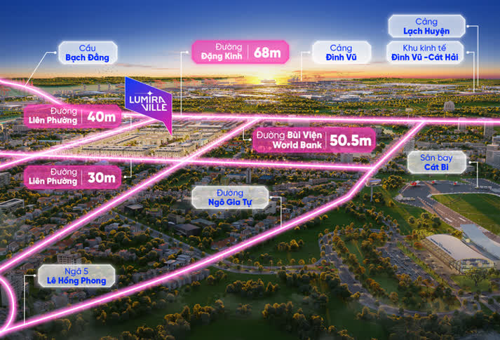 Ảnh Sát Vách Khu Thương Mại Tự Do Vừa Thành Lập, Lumira Ville Hưởng Trọn Siêu Bệ Phóng Kinh Tế Của Hải Phòng