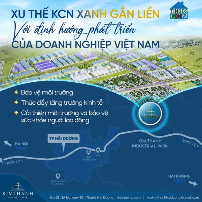 Ảnh Khu Công Nghiệp Kim Thành Tăng Sức Bật Cho Bất Động Sản Công Nghiệp Hải Dương