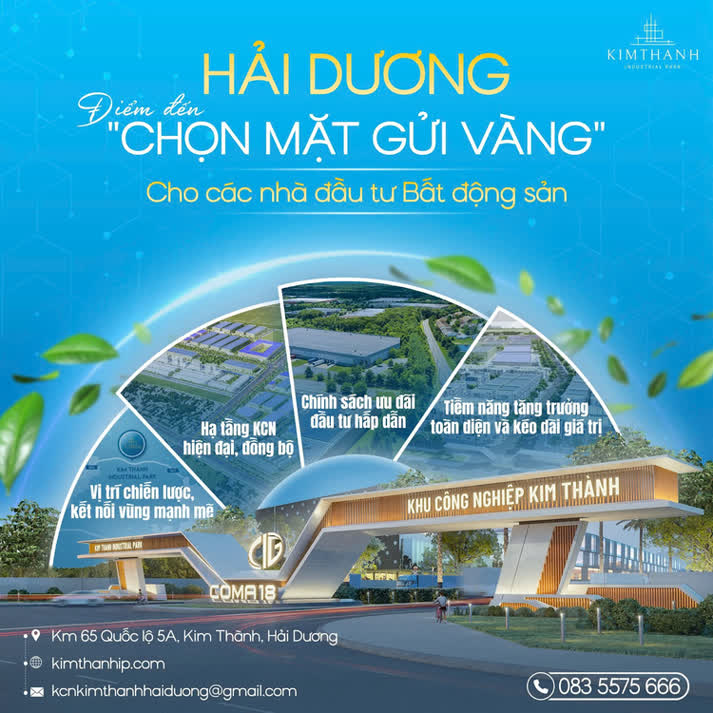 Ảnh KCN Xanh Kim Thành Đẩy Nhanh Hoàn Thiện Hạ Tầng, Nắm Bắt Nhịp Độ Phát Triển Thị Trường Đầu Năm 2025