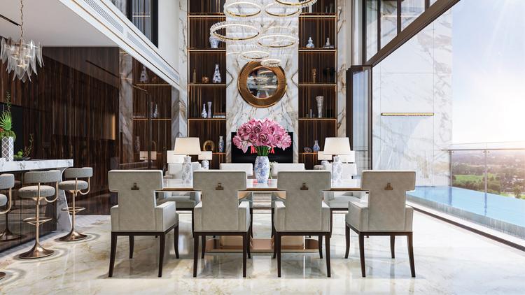 Ảnh Nghệ Thuật Chế Tác Không Gian Từ Những Vật Liệu Tinh Tuyển Tại Noble Crystal Long Bien