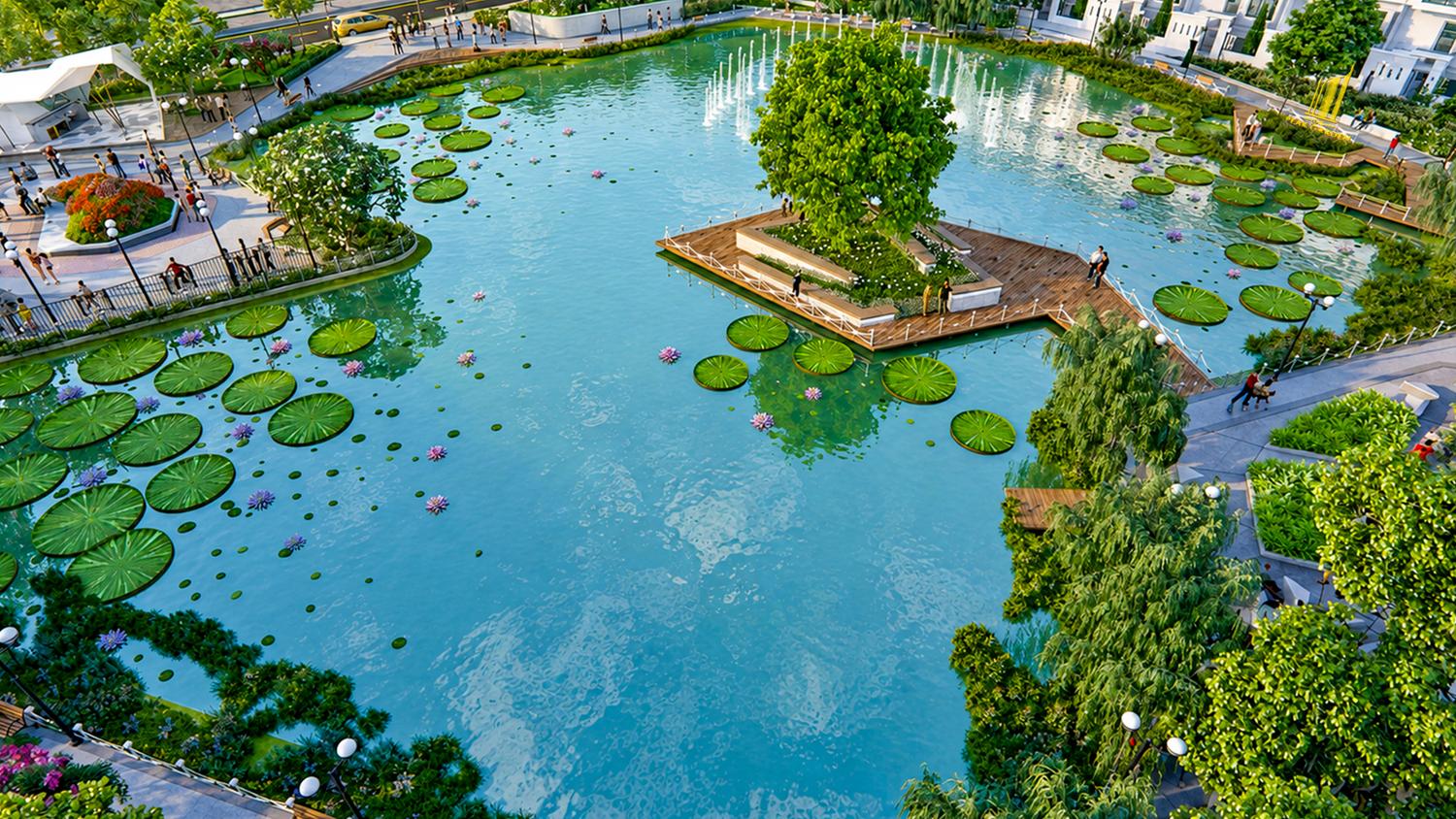 Ảnh Không Gian Sống Xanh Và Trải Nghiệm Wellness Tại The Peak Garden