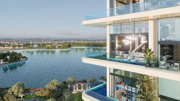 Ảnh Noble Crystal Long Bien Worldhotels Residences: Bộ Sưu Tập Tư Dinh Trên Không Độc Bản Sở Hữu Bể Bơi Và Sân Vườn Riêng