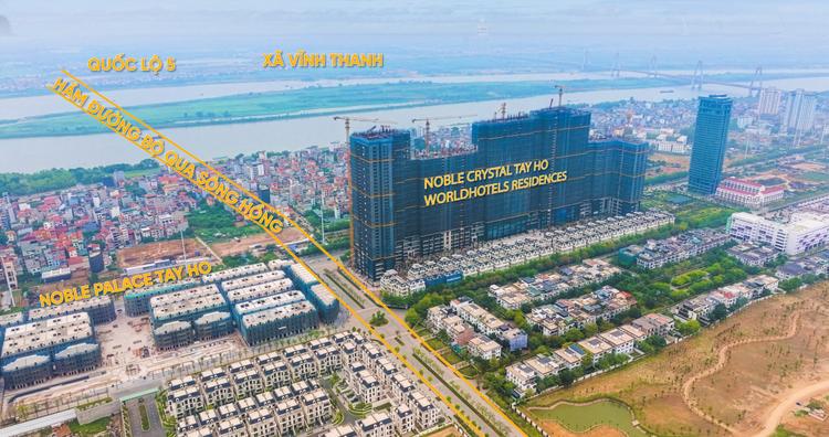 Ảnh Hầm Đường Bộ 2 Tầng Đầu Tiên Của Việt Nam Sắp Khởi Công: "Cú Hích" Lịch Sử Cho Bất Động Sản Hạng Sang Tây Hồ Tây