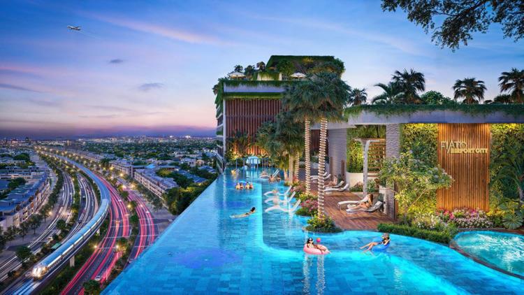 Ảnh Đếm Ngược Lễ Cất Nóc Block Galaxy Thuộc Dự Án FIATO AIRPORT CITY
