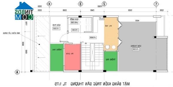 Ảnh Thiết kế nhà 3 tầng hiện đại với tông màu trắng chủ đạo