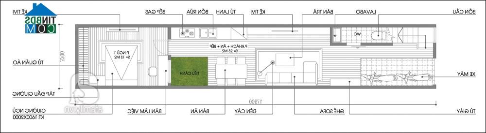 Bản vẽ mặt bằng tư vấn tầng 1