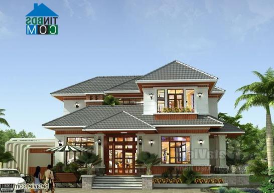 Ảnh Biệt thự 2 tầng hiện đại và bền đẹp theo thời gian