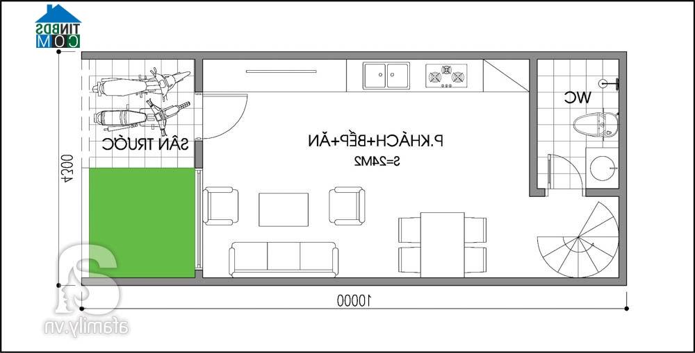 Ảnh Tư vấn cải tạo ngôi nhà diện tích 43m2