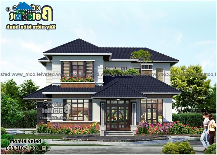 Ảnh Tư vấn thiết kế nhà 2 tầng trên đất 12x10m