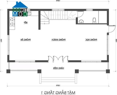 Ảnh Tư vấn xây nhà vườn 18x18m cho gia chủ sinh năm 1989