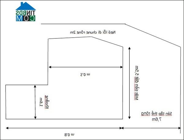 Ảnh Tư vấn thiết kế nhà tầng trên mảnh đất méo, DT 33m2