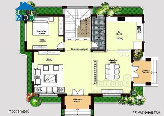 Ảnh Biệt thự 2 tầng hiện đại và bền đẹp theo thời gian