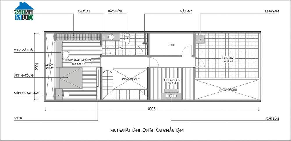 Ảnh Tư vấn thiết kế nhà 1 tầng, diện tích 80m2 thanh lịch, tiện nghi