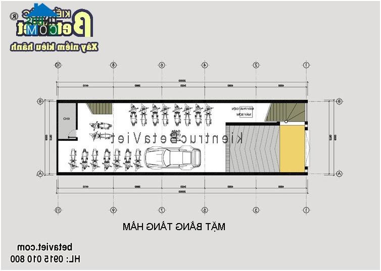 Ảnh Tư vấn thiết kế nhà 6 tầng trên đất diện tích 6x20m