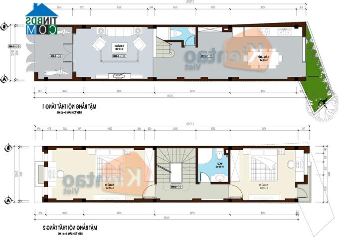 Ảnh Thiết kế nhà ống cổ điển diện tích 67m2