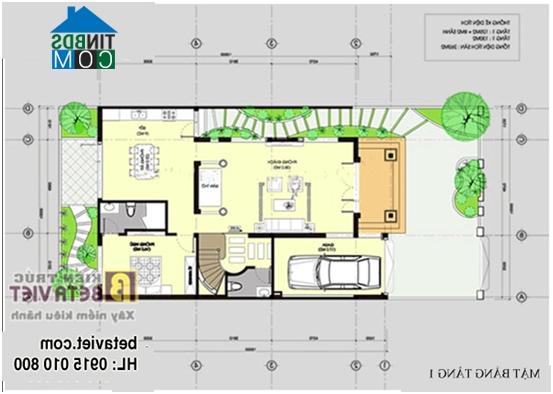 Ảnh Tư vấn thiết kế biệt thự 2 tầng, 1 tum trên đất 12x15m