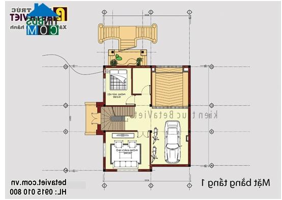 Ảnh Tư vấn xây nhà 1 tầng hầm, 3 tầng nổi trên đất 10*13m