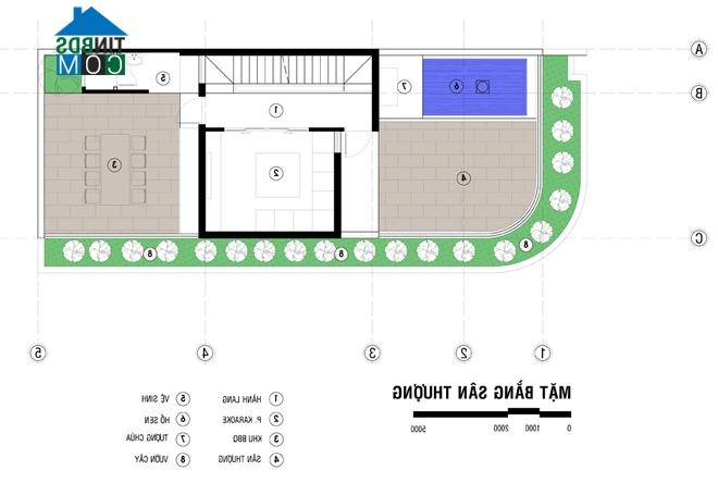 Ảnh Thiết kế nhà góc phố đa năng, DT 90m2