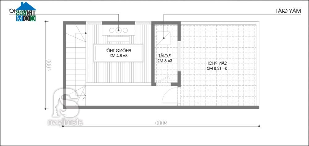 Ảnh Tư vấn thiết kế nhà ống 2 mặt thoáng, DT 4x9m