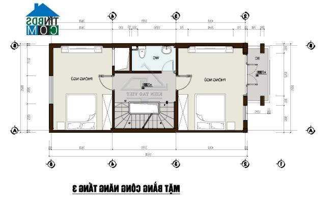 Ảnh Thiết kế nhà lô phố 4 tầng đẹp cho gia chủ sinh năm 1979