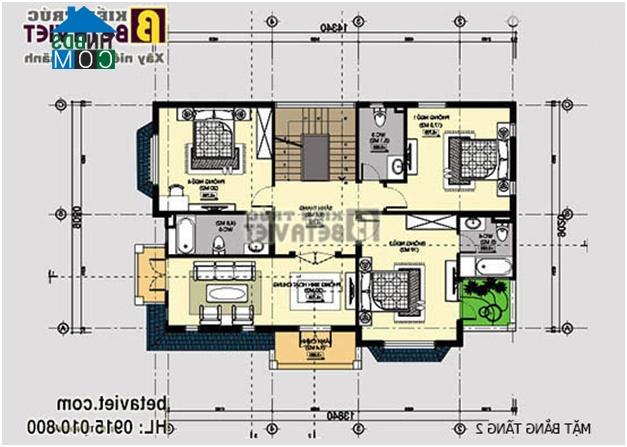 Ảnh Tư vấn xây nhà 3 tầng hiện đại, diện tích đất 17x20m