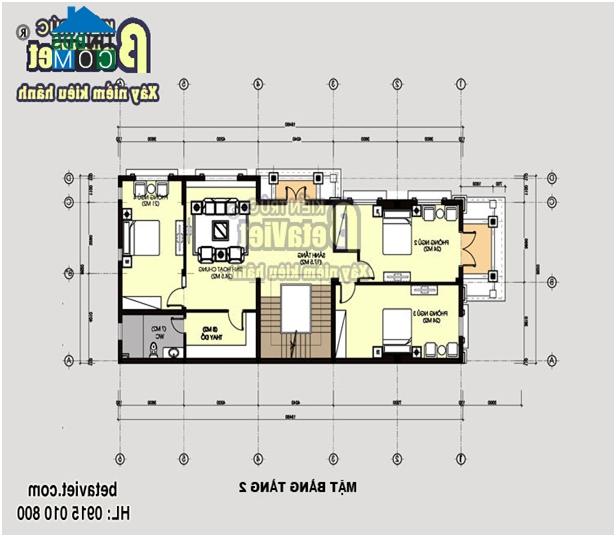 Ảnh Tư vấn thiết kế biệt thự 3 tầng hiện đại, DT 8x20m2