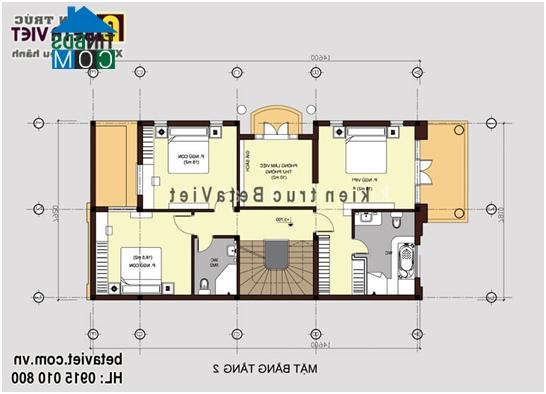 Ảnh Thiết kế biệt thự 4 tầng trên đất diện tích 10x17m