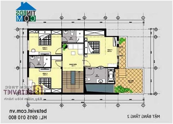 Ảnh Tư vấn thiết kế nhà kiểu biệt thự mini, DT 10x16m