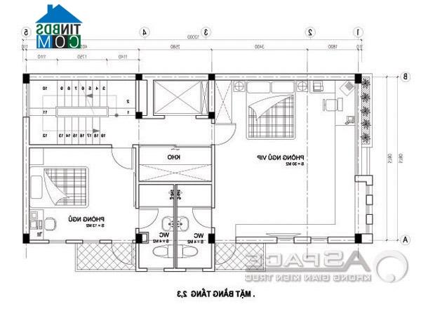 Ảnh Thiết kế nhà 3 tầng dành cho người lớn tuổi