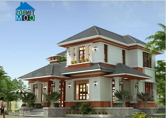 Ảnh Biệt thự 2 tầng hiện đại và bền đẹp theo thời gian