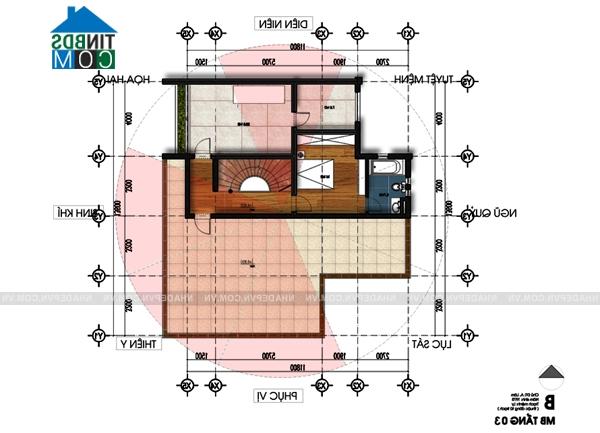 Ảnh Thiết kế biệt thự 3 tầng hiện đại