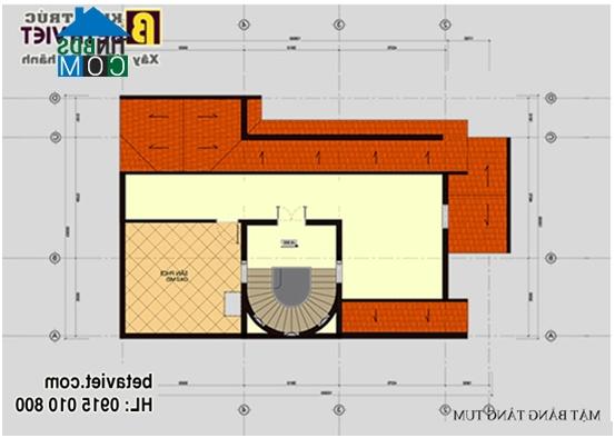 Ảnh Tư vấn thiết kế biệt thự 2 tầng, 1 tum trên đất 12x15m