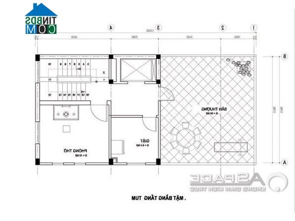 Ảnh Thiết kế nhà 3 tầng dành cho người lớn tuổi