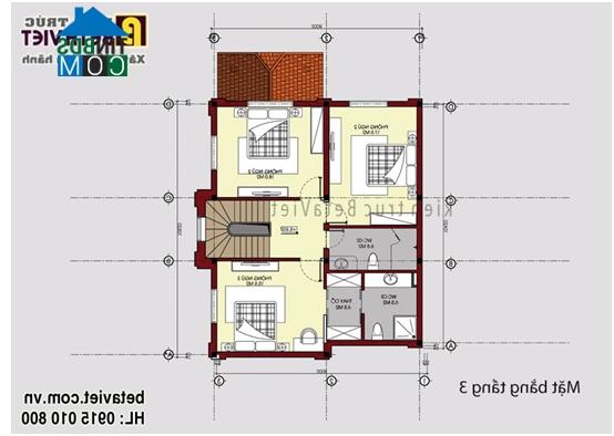 Ảnh Tư vấn xây nhà 1 tầng hầm, 3 tầng nổi trên đất 10*13m