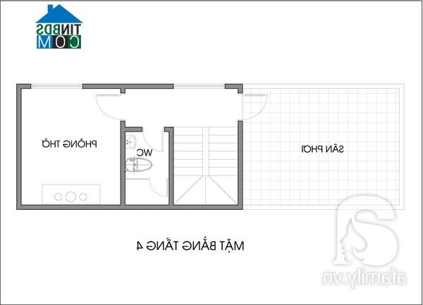 Ảnh Tư vấn thiết kế nhà ống 47m2,2 mặt tiền