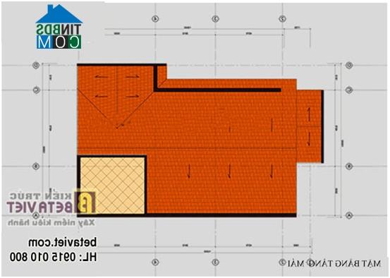 Ảnh Tư vấn thiết kế biệt thự 2 tầng, 1 tum trên đất 12x15m